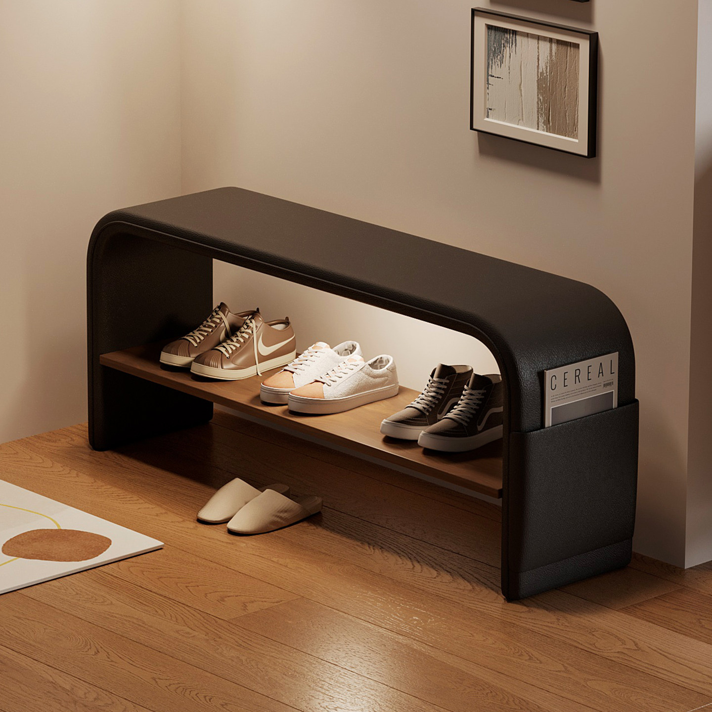 Shoe Rack Cabinet Narrow Entryway - with Entryway shoe cabinet integrated shoe