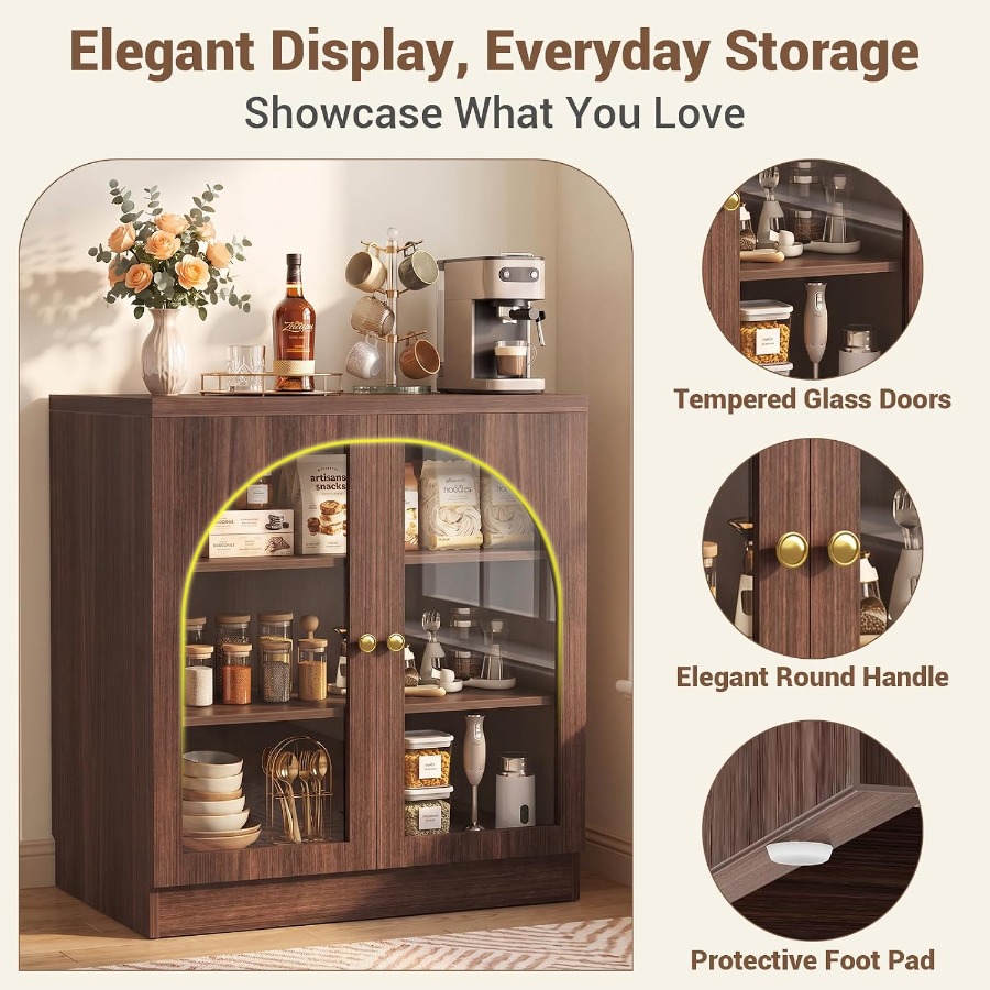 31.5 Sideboard Buffet Cabinet  - Storage recension och pris