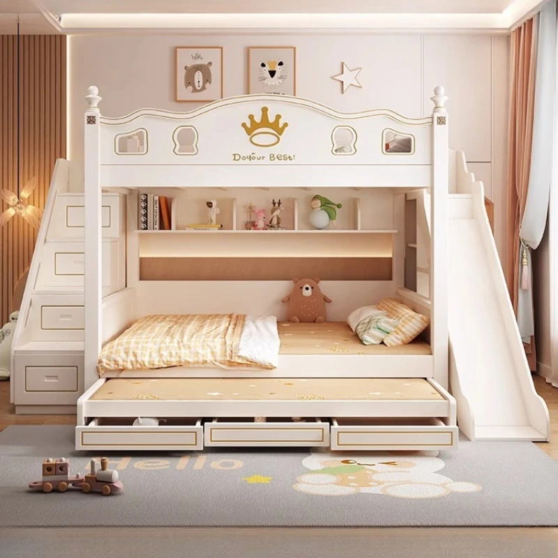 Nordic Luxury Modern Bedroom F - King Size Bed Frame With Storage Drawers recension och pris