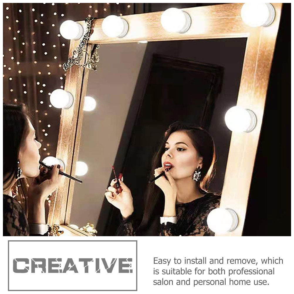 1Set LED Makeup Mirror Front L - Dressing Table Vanity With Lighted Mirror recension och pris