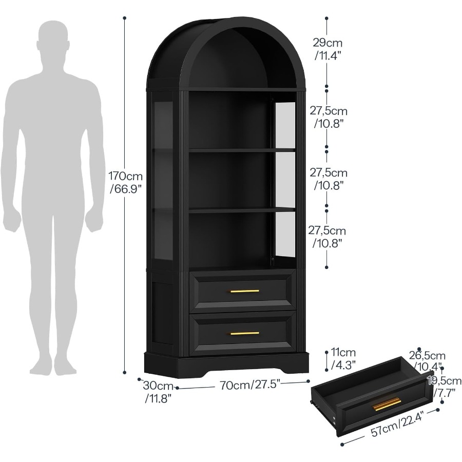 Display Cabinet, Tall Arched B - Storage recension och pris
