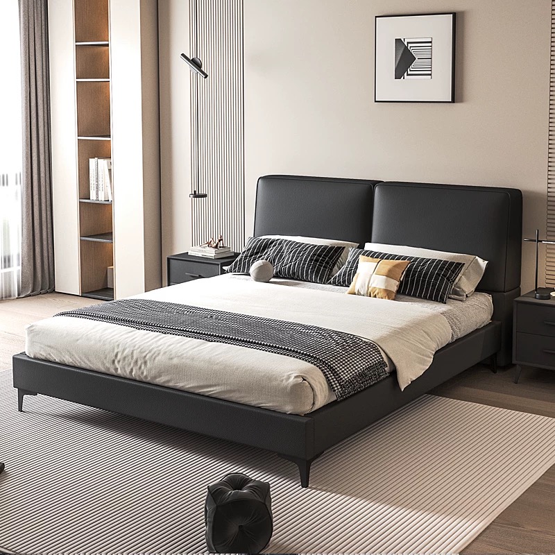 Modern Luxury Wood Bedroom Fur - King Size Bed Frame With Storage Drawers recension och pris