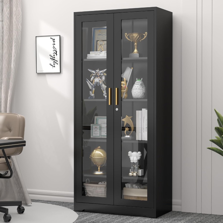 71 Glass Display Cabinet with  - Storage recension och pris