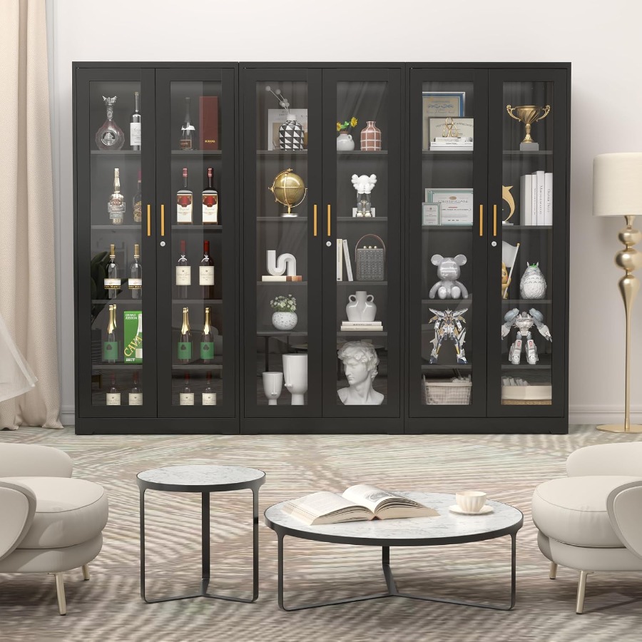 71 Glass Display Cabinet with  - Storage recension och pris