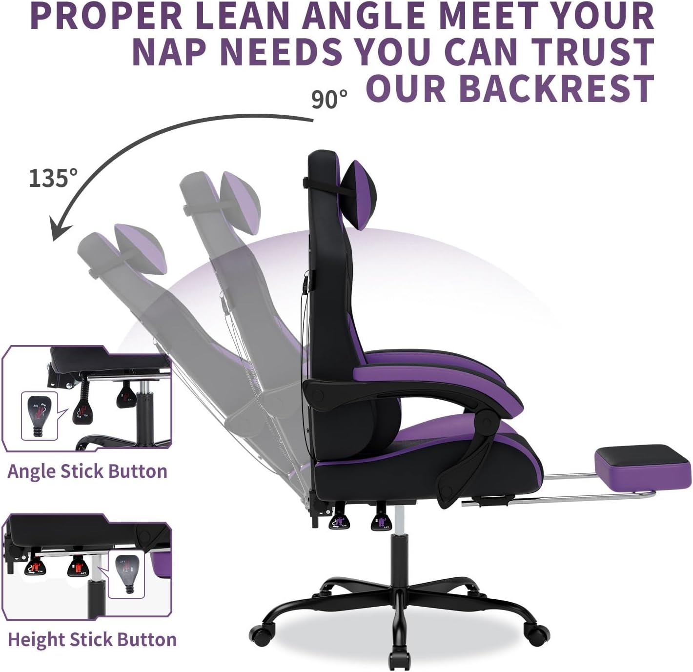 Gaming Chair with Massage,Ergo - Sofas recension och pris