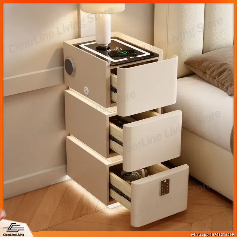 Ultra Narrow Floating Nightsta - Floating Nightstand With Led Light recension och pris